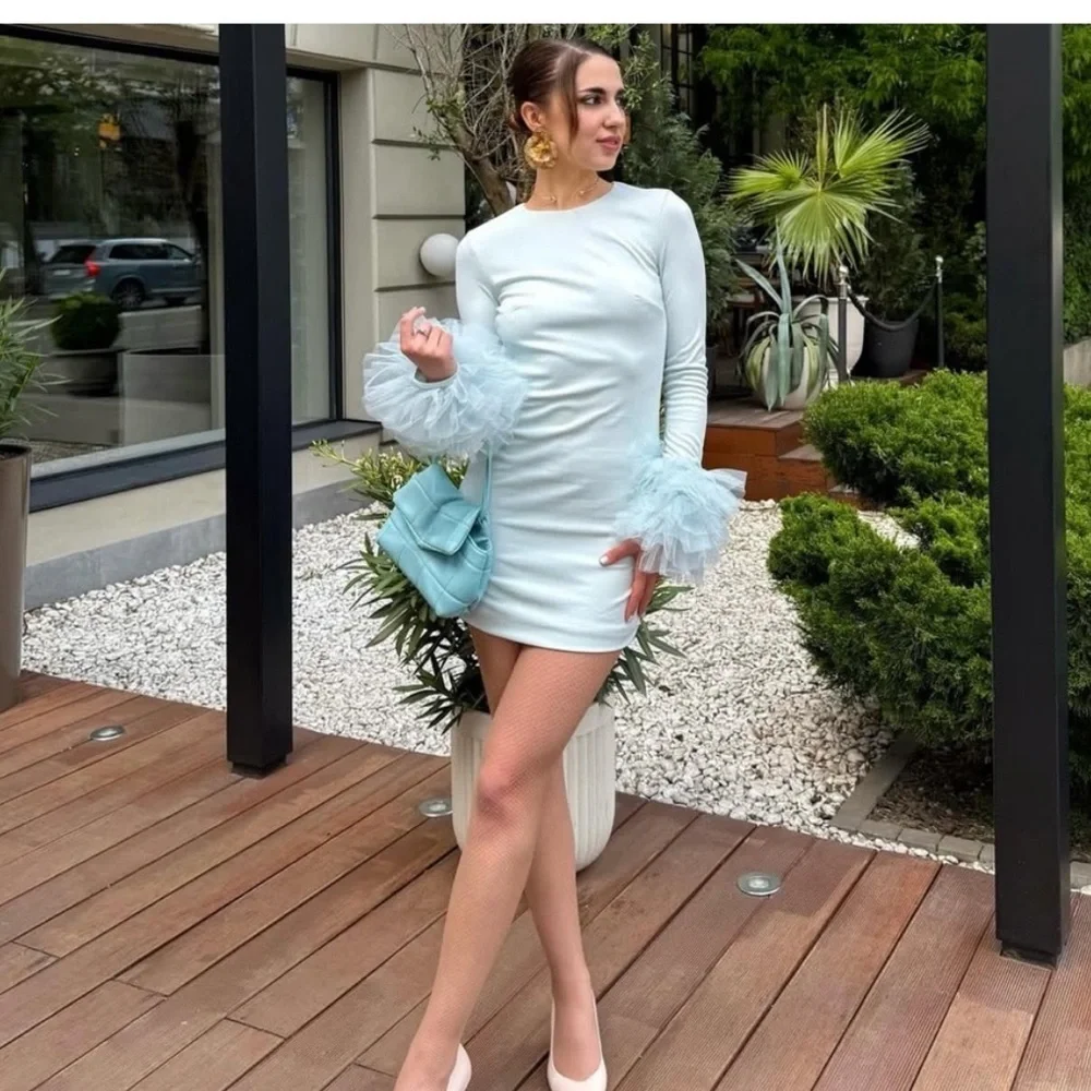 VIRAL NEW ZARA 2025 COLLECTION TULLE CUFF MINI DRESS SIZE M
🚨NO DISCOUNT - Picture 9 of 14